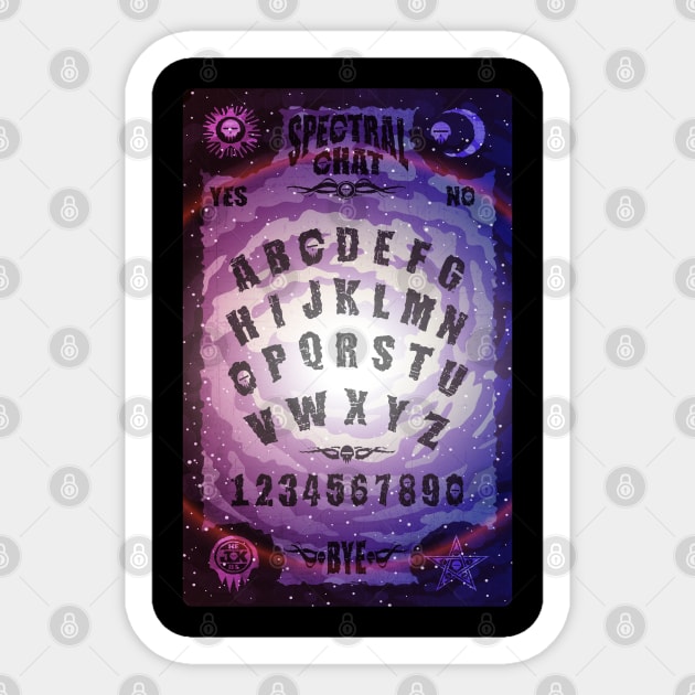 spectral chat board Sticker by HEJK81